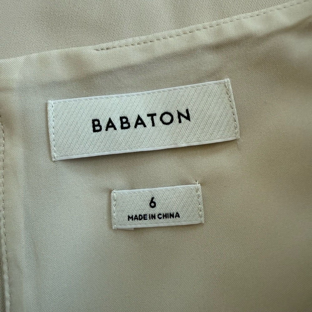 Aritzia Babaton Off White Ivory Spectre Dress - Size 6 - Picture 8 of 8